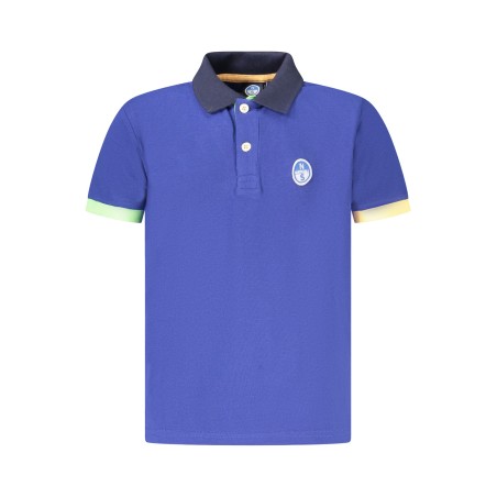 NORTH SAILS POLO MANICHE CORTE BAMBINO BLU