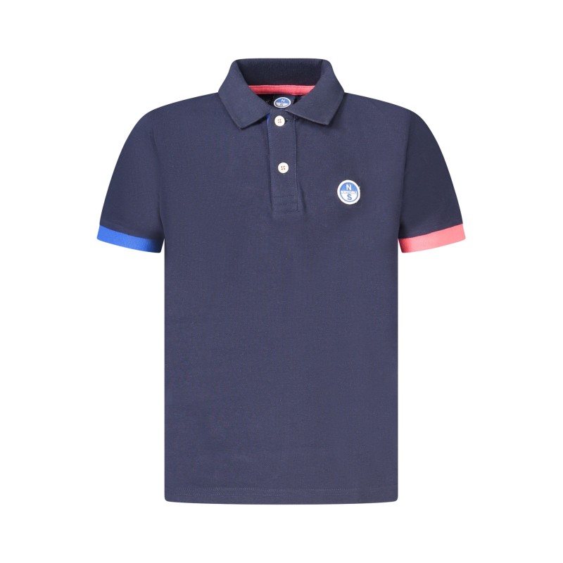 NORTH SAILS POLO MANICHE CORTE BAMBINO BLU NORTH SAILS POLO MANICHE CORTE BAMBINO BLU