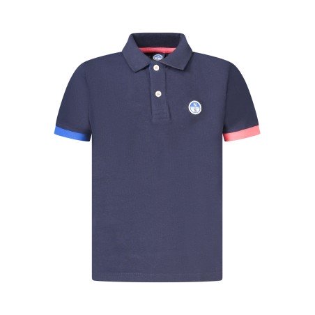NORTH SAILS POLO MANICHE CORTE BAMBINO BLU