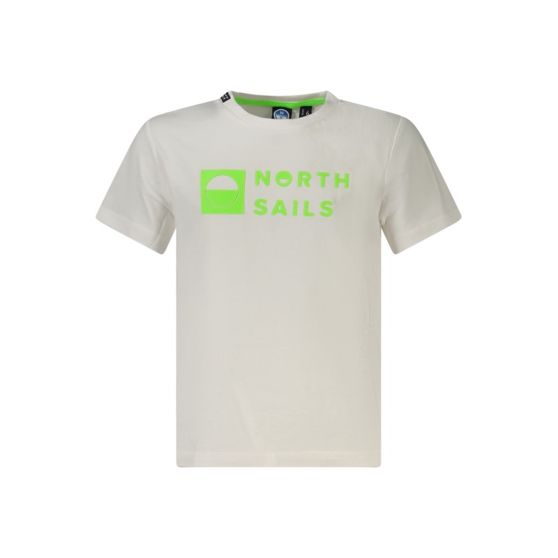 NORTH SAILS T-SHIRT MANICHE CORTE BAMBINO BIANCO NORTH SAILS T-SHIRT MANICHE CORTE BAMBINO BIANCO