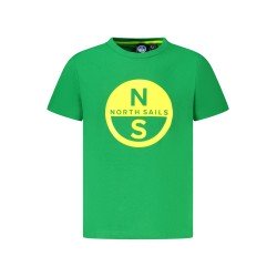 NORTH SAILS T-SHIRT MANICHE CORTE BAMBINO VERDE