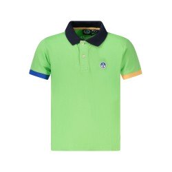 NORTH SAILS POLO MANICHE CORTE BAMBINO VERDE