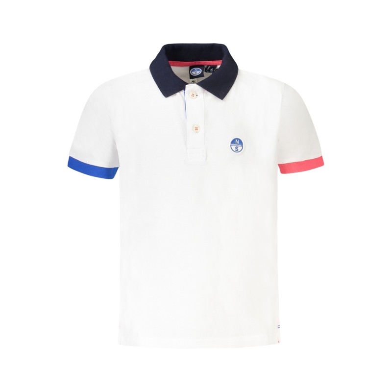 NORTH SAILS POLO MANICHE CORTE BAMBINO BIANCO NORTH SAILS POLO MANICHE CORTE BAMBINO BIANCO