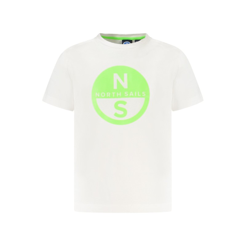 NORTH SAILS T-SHIRT MANICHE CORTE BAMBINO BIANCO