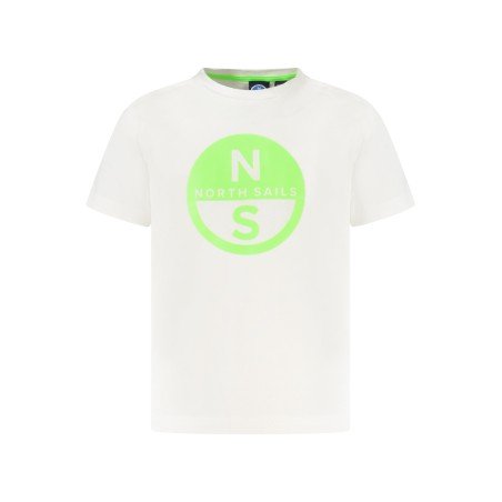 NORTH SAILS T-SHIRT MANICHE CORTE BAMBINO BIANCO