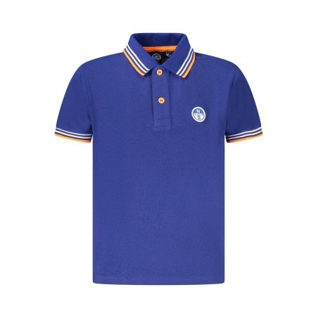 NORTH SAILS POLO MANICHE CORTE BAMBINO BLU