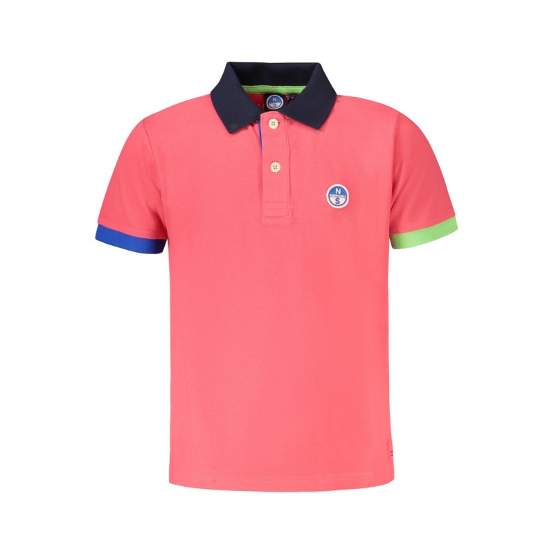 NORTH SAILS POLO MANICHE CORTE BAMBINO ROSA NORTH SAILS POLO MANICHE CORTE BAMBINO ROSA
