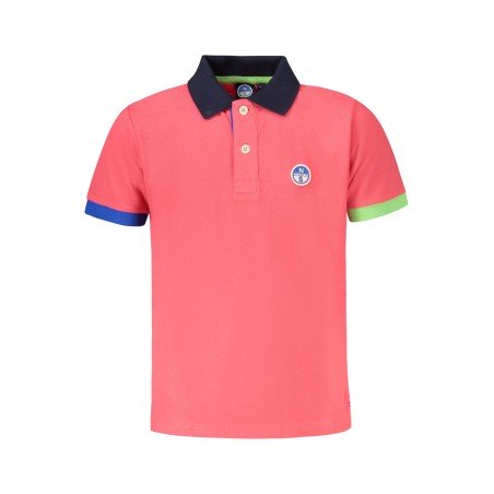 NORTH SAILS POLO MANICHE CORTE BAMBINO ROSA