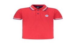 NORTH SAILS POLO MANICHE CORTE BAMBINO ROSSO