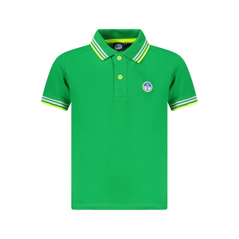 NORTH SAILS POLO MANICHE CORTE BAMBINO VERDE NORTH SAILS POLO MANICHE CORTE BAMBINO VERDE