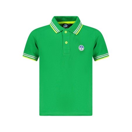 NORTH SAILS POLO MANICHE CORTE BAMBINO VERDE