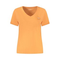 PEPE JEANS T-SHIRT MANICHE CORTE DONNA ARANCIO
