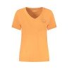 PEPE JEANS T-SHIRT MANICHE CORTE DONNA ARANCIO