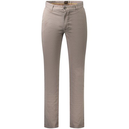 BOSS PANTALONE UOMO MARRONE