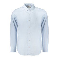 CALVIN KLEIN CAMICIA MANICHE LUNGHE UOMO AZZURRO