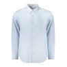 CALVIN KLEIN CAMICIA MANICHE LUNGHE UOMO AZZURRO