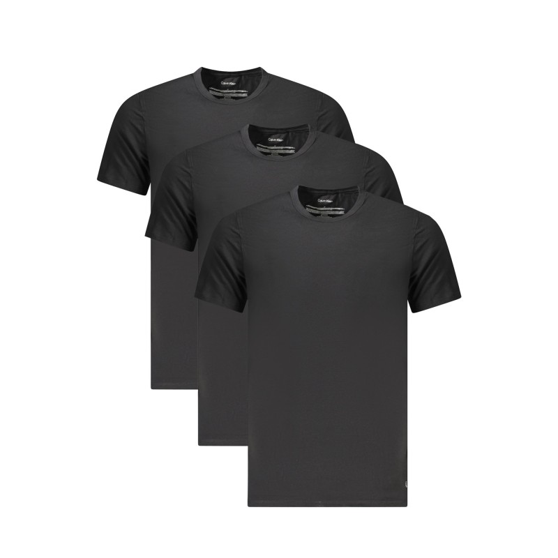 CALVIN KLEIN T-SHIRT MANICHE CORTE UOMO NERO CALVIN KLEIN T-SHIRT MANICHE CORTE UOMO NERO