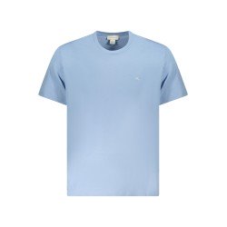 CALVIN KLEIN T-SHIRT MANICHE CORTE UOMO AZZURRO