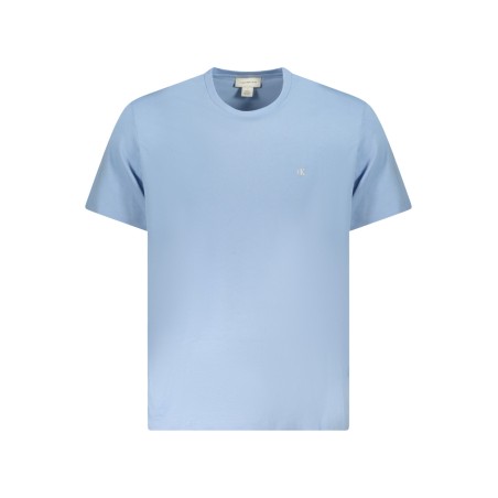 CALVIN KLEIN T-SHIRT MANICHE CORTE UOMO AZZURRO