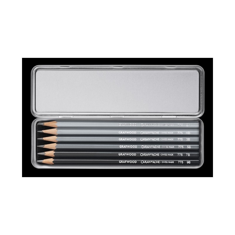 Graphite Line, assort. 6 crayons Grafwood