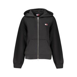 TOMMY HILFIGER FELPA CON ZIP DONNA NERO