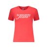 TOMMY HILFIGER T-SHIRT MANICHE CORTE DONNA ROSSO