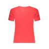 TOMMY HILFIGER T-SHIRT MANICHE CORTE DONNA ROSSO