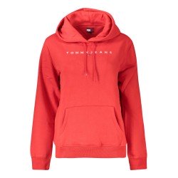 TOMMY HILFIGER FELPA SENZA ZIP DONNA ROSSO