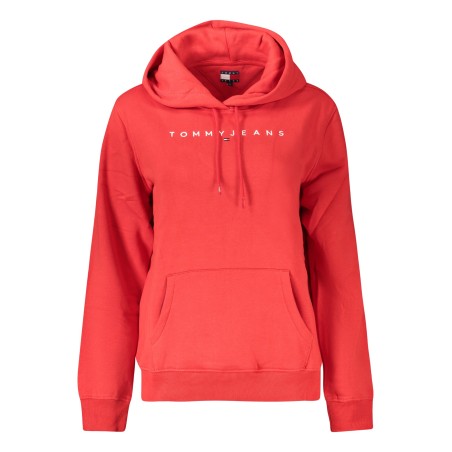 TOMMY HILFIGER FELPA SENZA ZIP DONNA ROSSO