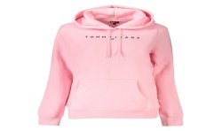 TOMMY HILFIGER FELPA SENZA ZIP DONNA ROSA