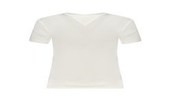 TOMMY HILFIGER T-SHIRT MANICHE CORTE DONNA BIANCO