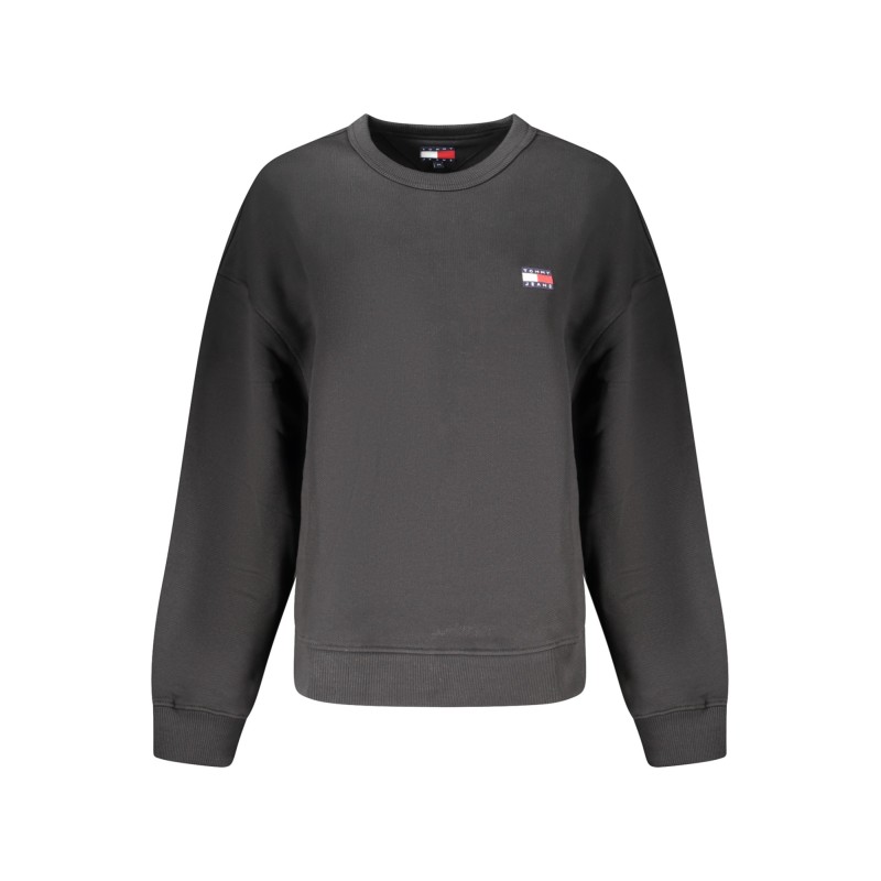 TOMMY HILFIGER FELPA SENZA ZIP DONNA NERO