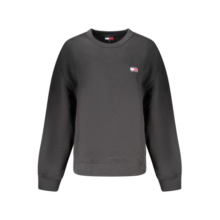 TOMMY HILFIGER FELPA SENZA ZIP DONNA NERO