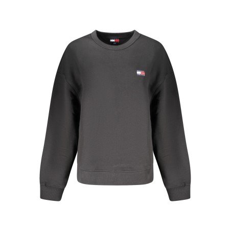 TOMMY HILFIGER FELPA SENZA ZIP DONNA NERO