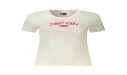 TOMMY HILFIGER T-SHIRT MANICHE CORTE DONNA BIANCO