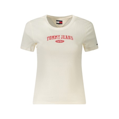 TOMMY HILFIGER T-SHIRT MANICHE CORTE DONNA BIANCO