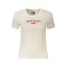 TOMMY HILFIGER T-SHIRT MANICHE CORTE DONNA BIANCO