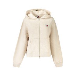 TOMMY HILFIGER FELPA CON ZIP DONNA BEIGE
