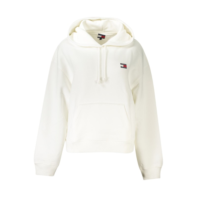 TOMMY HILFIGER FELPA SENZA ZIP DONNA BIANCO TOMMY HILFIGER FELPA SENZA ZIP DONNA BIANCO