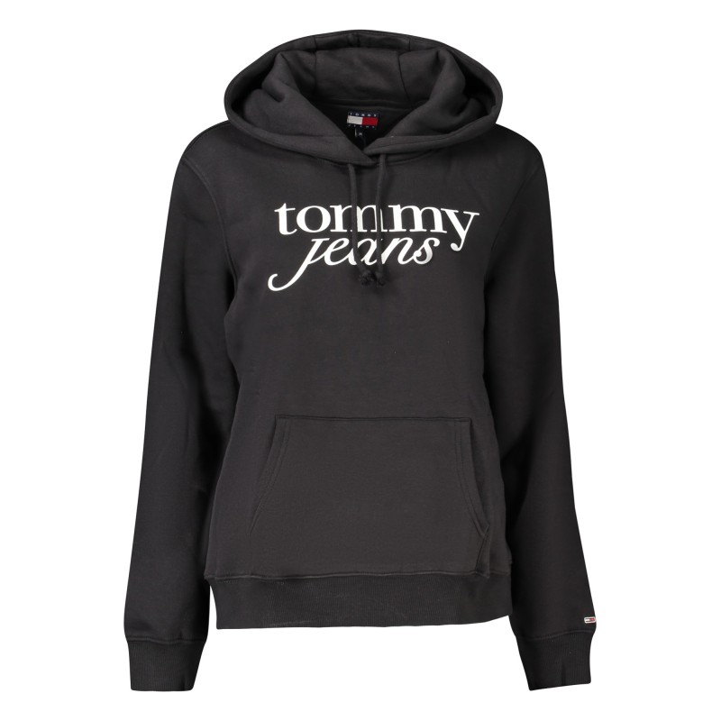 TOMMY HILFIGER FELPA SENZA ZIP DONNA NERO TOMMY HILFIGER FELPA SENZA ZIP DONNA NERO