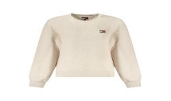 TOMMY HILFIGER FELPA SENZA ZIP DONNA BEIGE