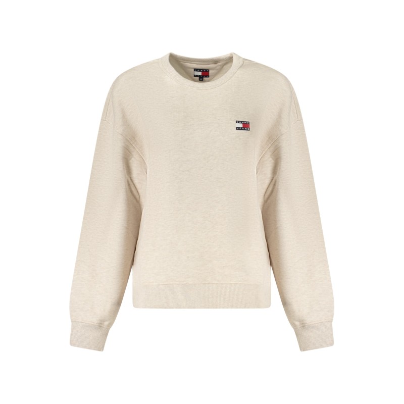 TOMMY HILFIGER FELPA SENZA ZIP DONNA BEIGE