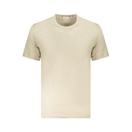 CALVIN KLEIN T-SHIRT MANICHE CORTE UOMO BEIGE