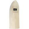 CALVIN KLEIN T-SHIRT MANICHE CORTE UOMO BEIGE