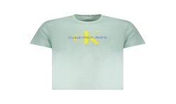 CALVIN KLEIN T-SHIRT MANICHE CORTE UOMO VERDE