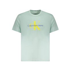 CALVIN KLEIN T-SHIRT MANICHE CORTE UOMO VERDE