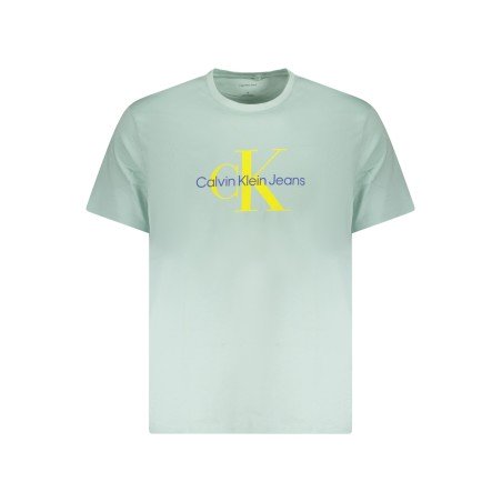CALVIN KLEIN T-SHIRT MANICHE CORTE UOMO VERDE