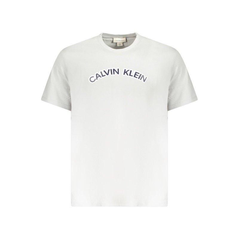 CALVIN KLEIN T-SHIRT MANICHE CORTE UOMO GRIGIO