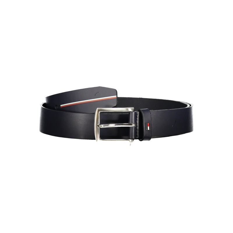 TOMMY HILFIGER CINTURA IN PELLE UOMO BLU TOMMY HILFIGER CINTURA IN PELLE UOMO BLU