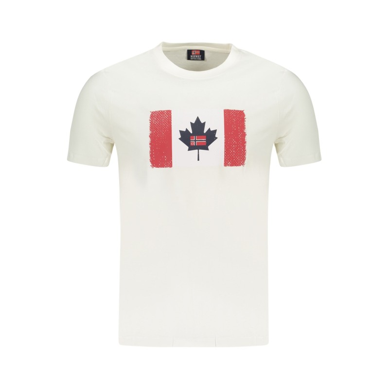 NORWAY 1963 T-SHIRT MANICHE CORTE UOMO BIANCO NORWAY 1963 T-SHIRT MANICHE CORTE UOMO BIANCO